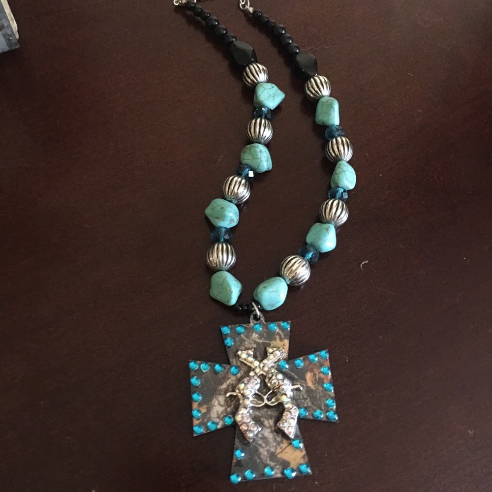 New Country necklace turquoise
